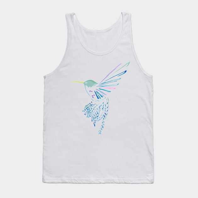 Humming Bird Tank Top by wildmagnolia